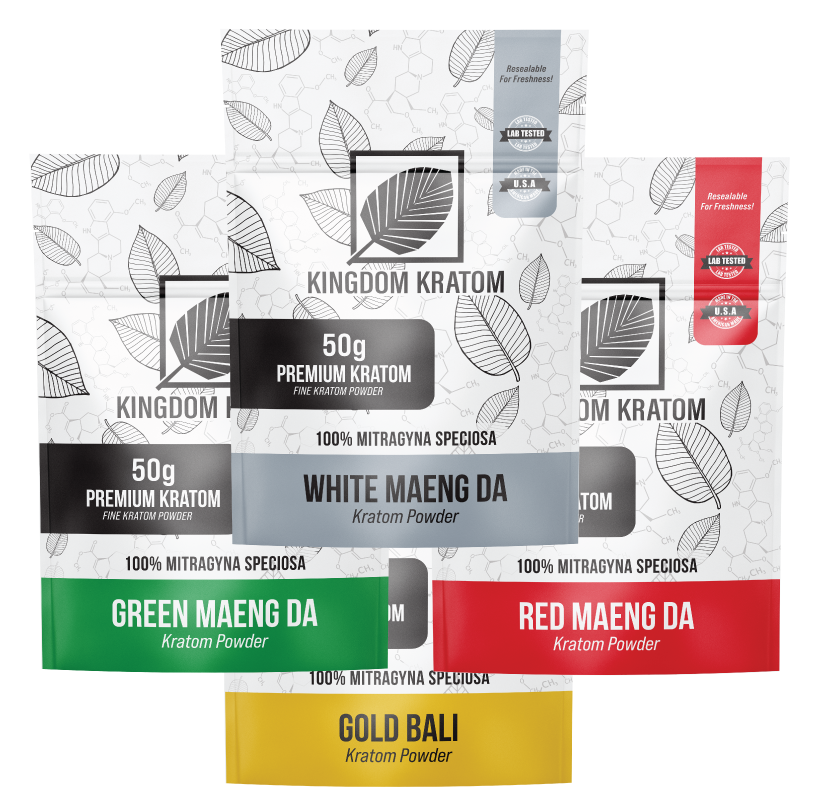 Medium Kratom Powder Sample Pack (4 50g Bags)