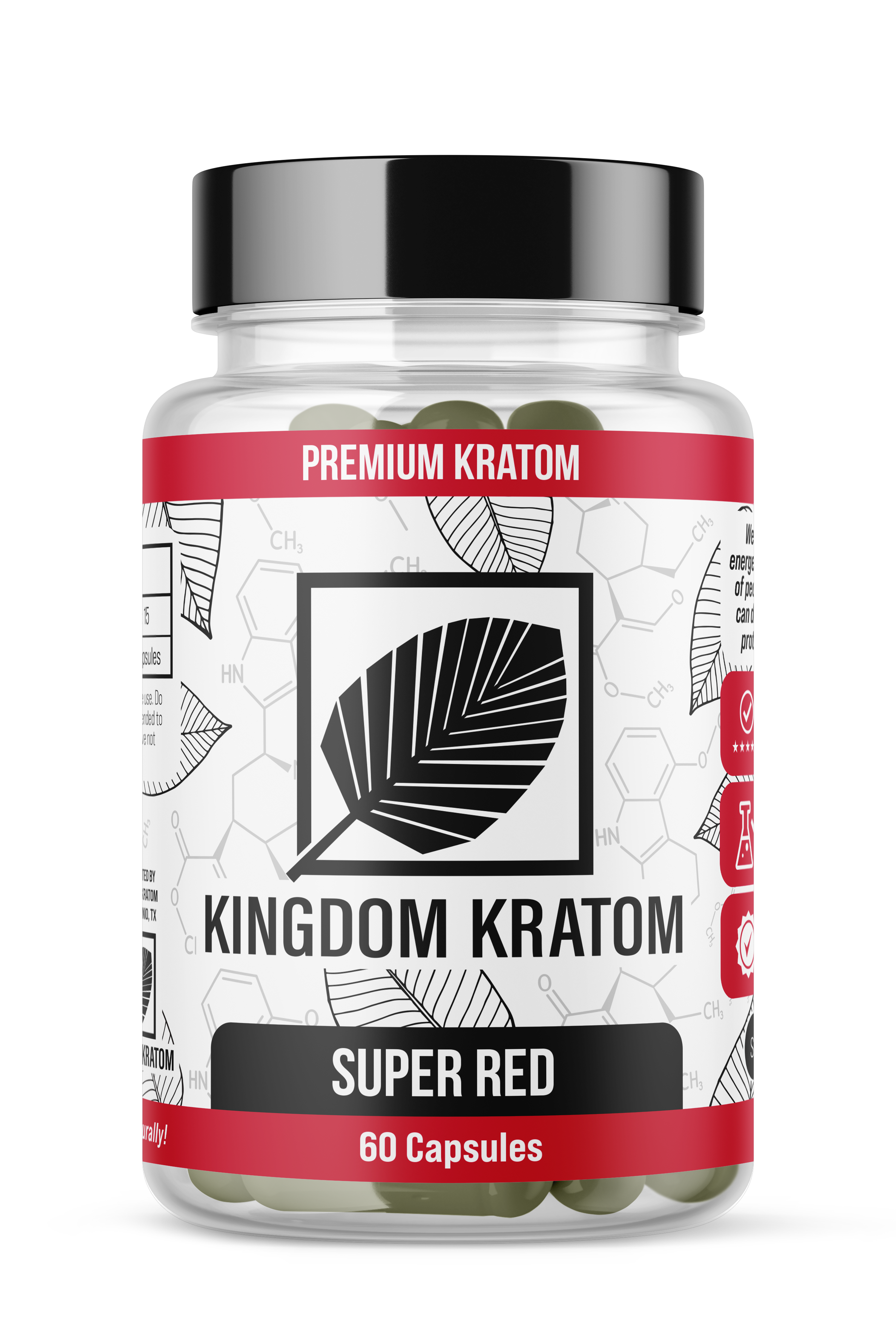 Super Red Borneo Kratom Capsules