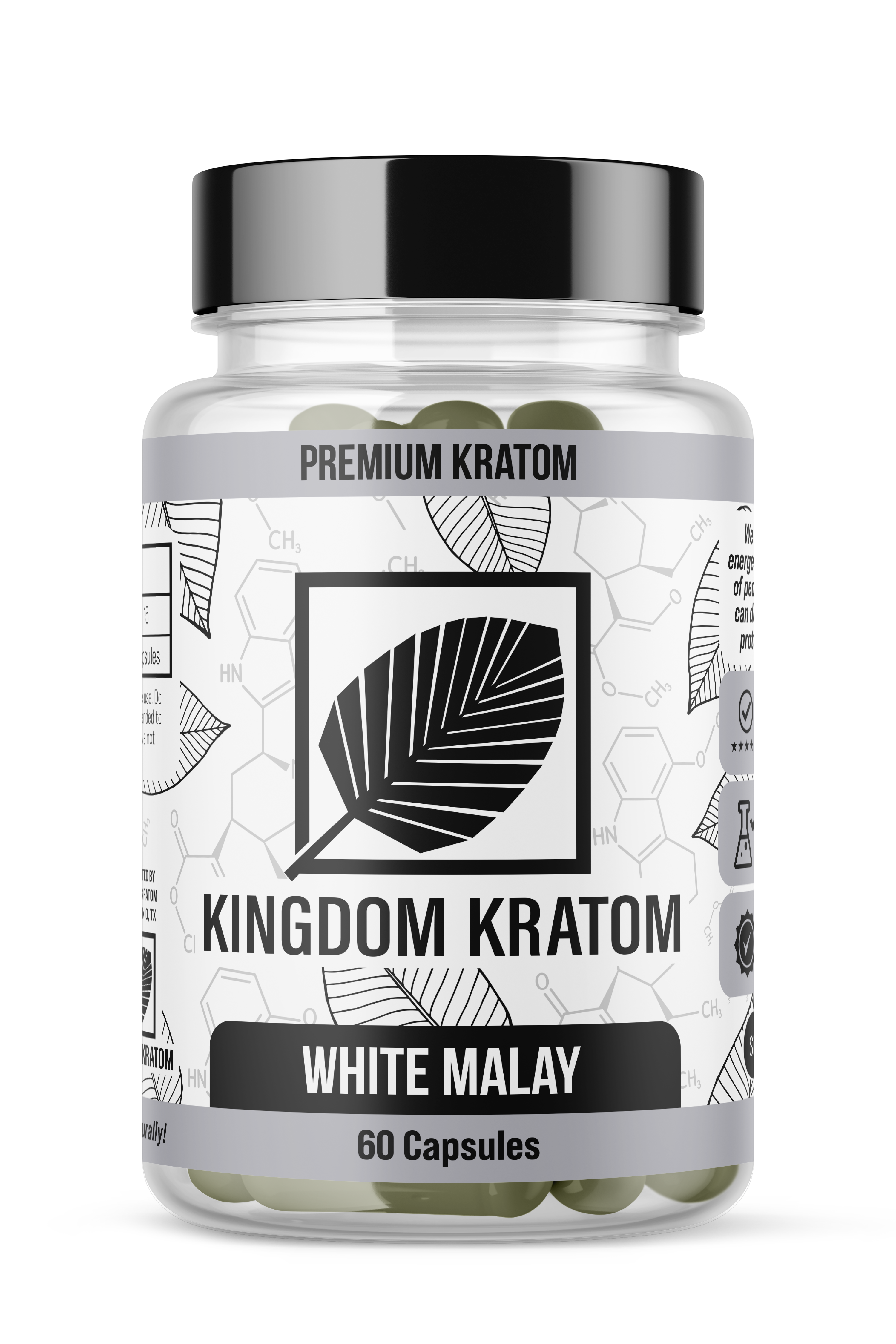 White Malay Kratom Capsules